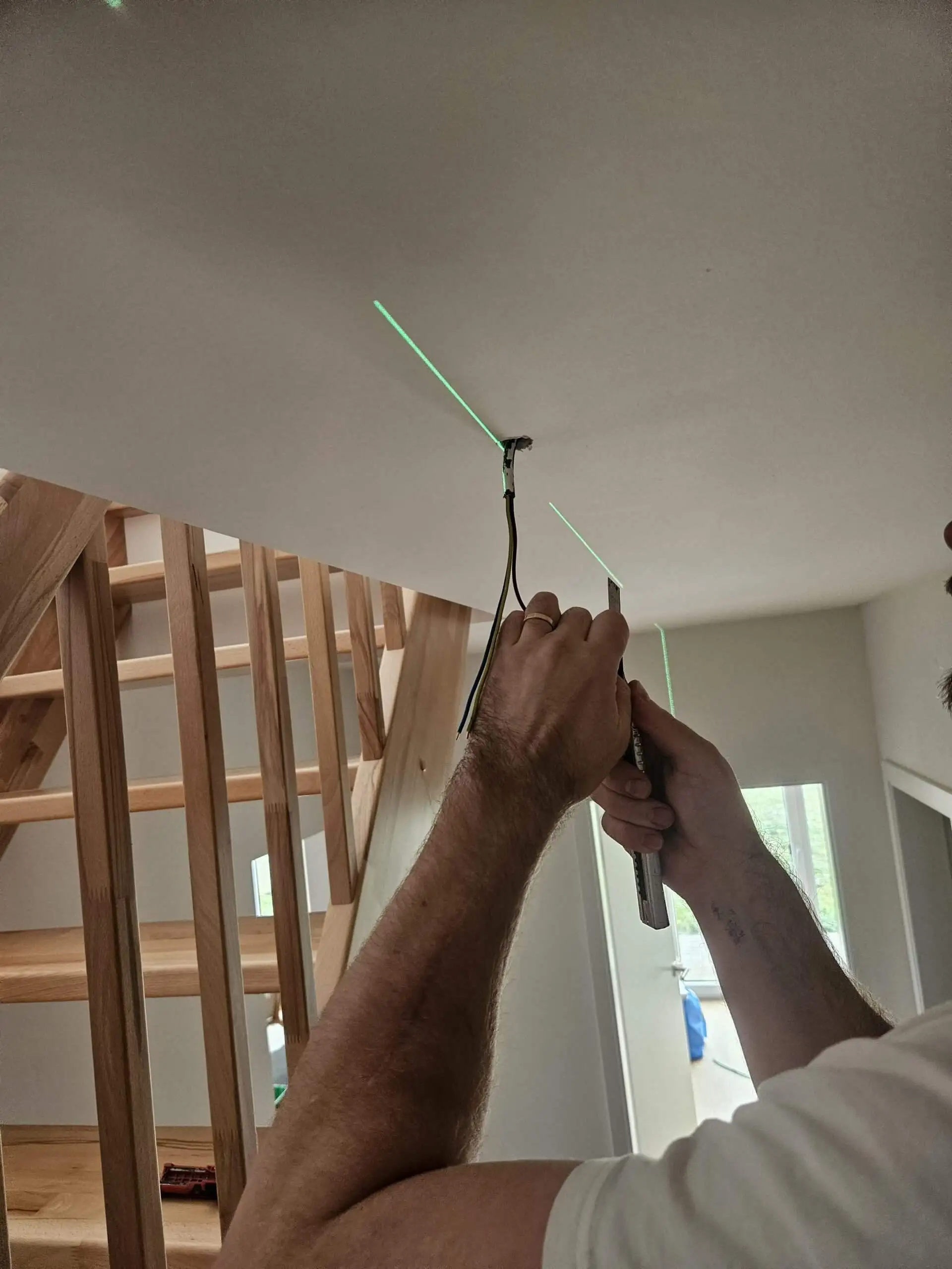 Montáž světla na chodbu